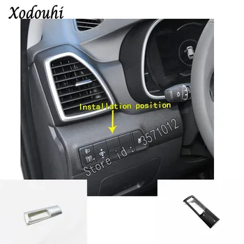 

For Hyundai Tucson 2019 2020 car stick styling ABS Chrome Odometer adjustment switch button trim frame 1pcs