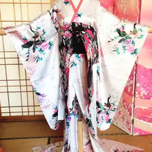 Японский изготовленный на заказ комплект кимоно красивое женское платье новое летнее представление кимоно Женская одежда