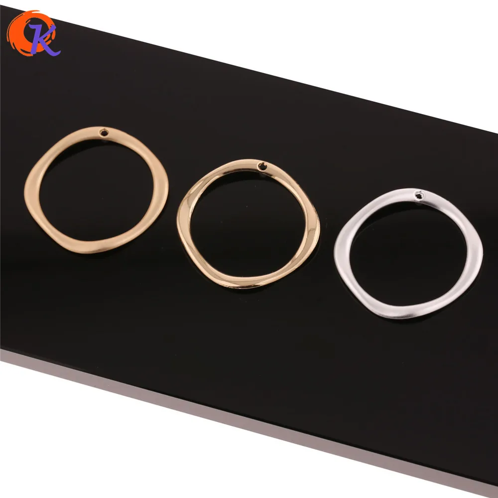 Cordial дизайн 100 шт 31*31 мм ювелирные аксессуары/разъемы для серег/кольцо неправильной формы/DIY/ручной работы/застежки для сережек