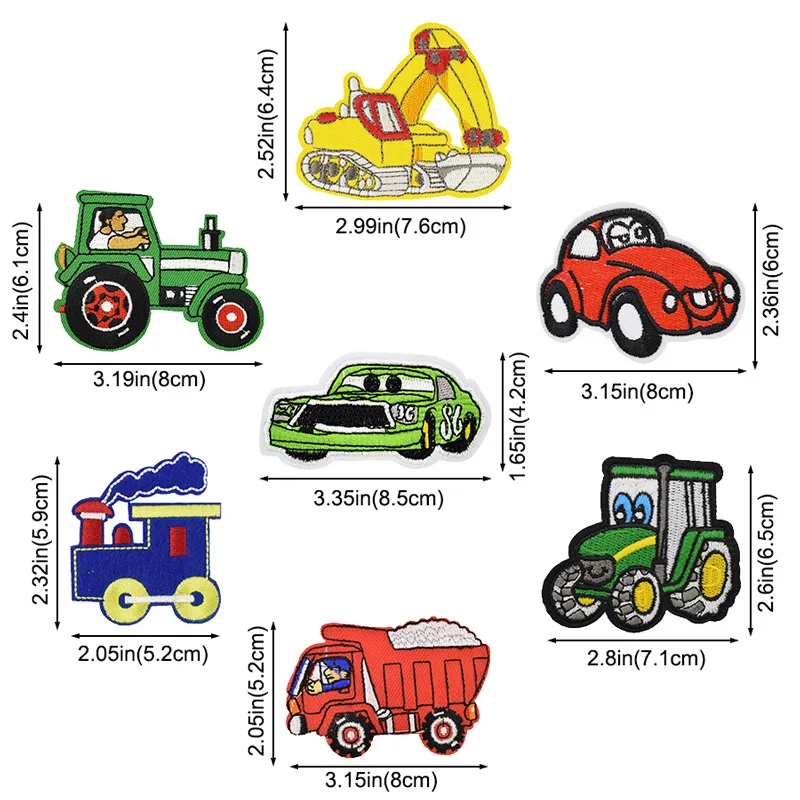 Смешанные автомобильные нашивки для одежда из железа на патчи милый мальчик модная вышивка заплатки Аппликации Наклейки «Ropa» для одежды 7 шт
