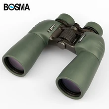 Бинокль BOSMA Jinghong 12x50 высокой четкости высокой мощности ночного видения армейский водонепроницаемый охотничий бинокль FMC испечь призму