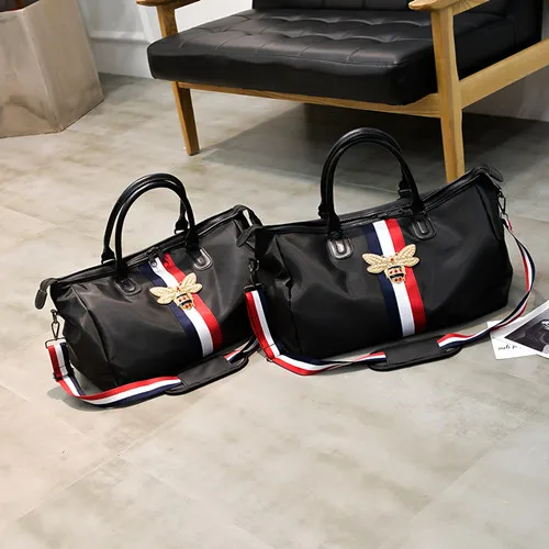 Спортивная сумка для мужчин/женщин, спортивная сумка, холщовая, камуфляжная, для фитнеса, Спортивная, на плечо, для улицы, для пеших прогулок, портативная, для путешествий, спортивная сумка - Цвет: Black L Size