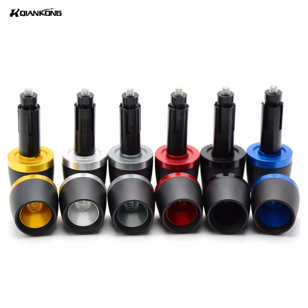 Universal Motorcycle Handle bar Grips Ends 7/8" 26mm Hand Bar Ends For Yamaha TMAX 530 FZ1 2006 2007 2008 2009 2010 2011