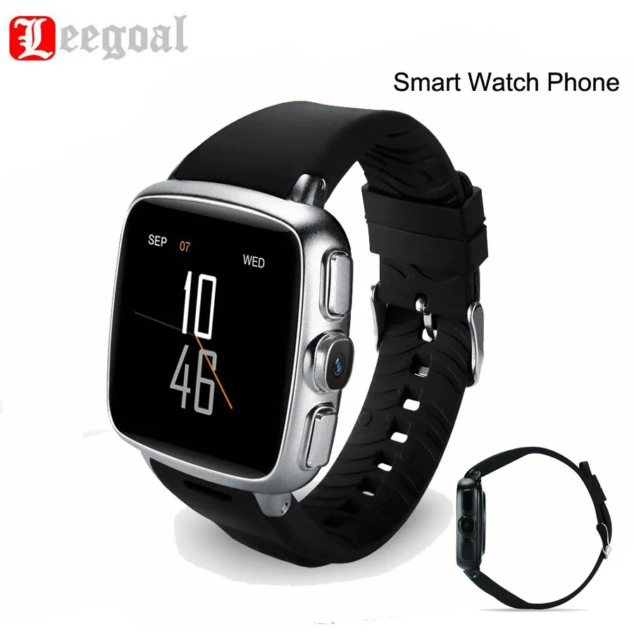 Z01 Bluetooth 3G WCDMA Android Smart Phone Watch WiFi GPS SIM Camera GPS Heart Rate Monitor Wristwatch Sleep Tracker Call Remind