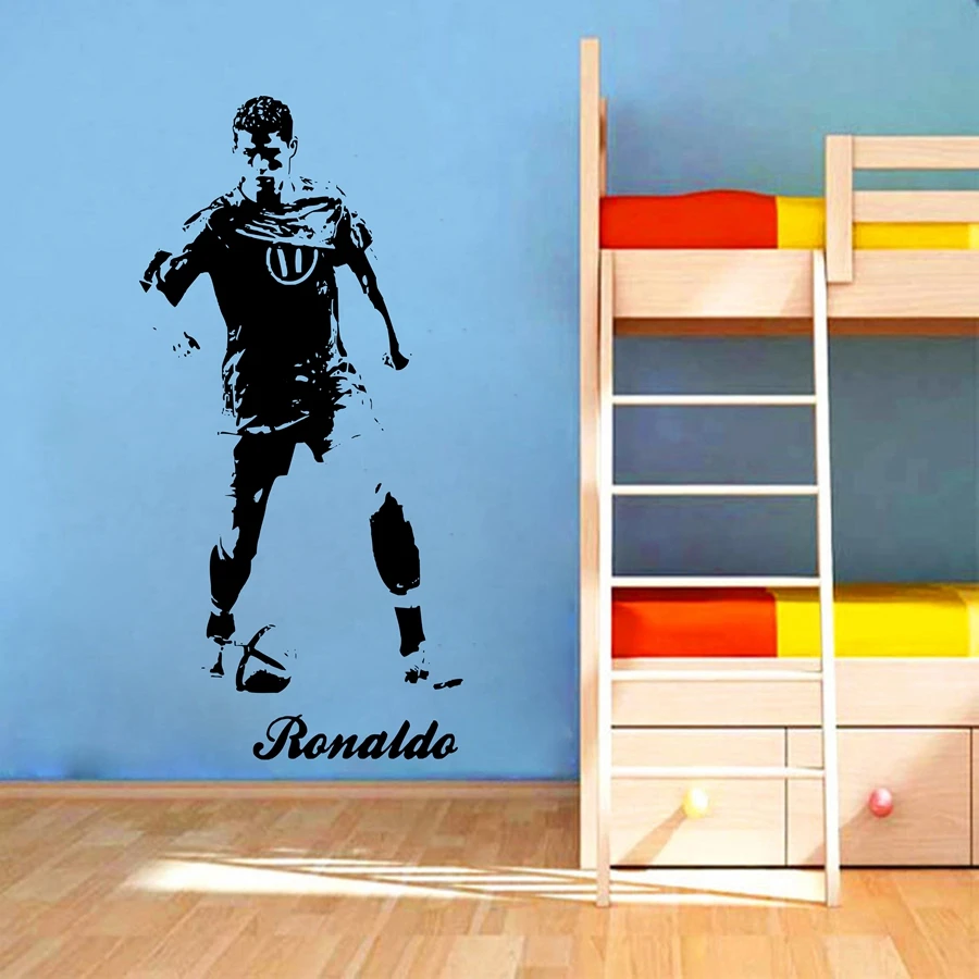 135x65 Cm CR7 Cristiano RONALDO Pemain Wall Sticker Anak Kamar