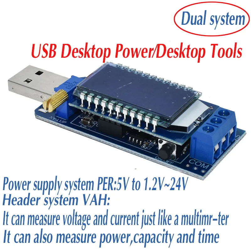 DC DC USB Boost Buck Converter Power Module 5V 12V to 1.2V- 24V Adjustable  Regulated power supply Ah capacity Volt meter ammeter AliExpress