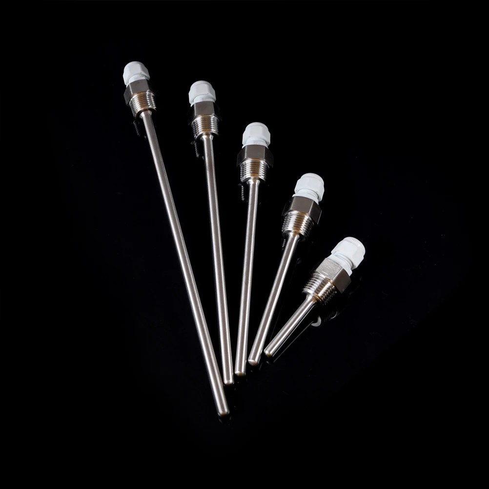 5 размеров 50 250 мм резьба из нержавеющей стали Thermowell 1/2 дюйма NPT для датчиков