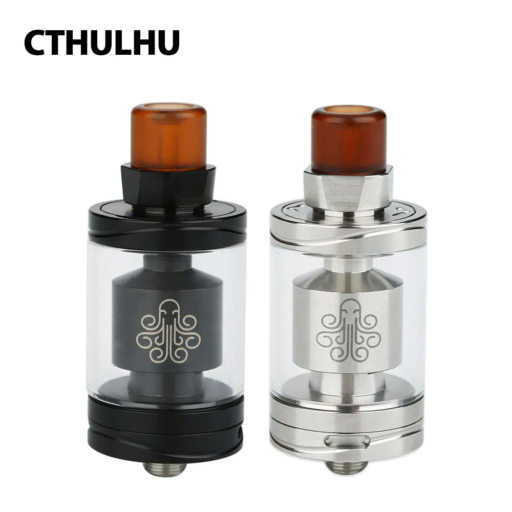 Original Cthulhu Hastur MTL RTA Tank with 3.5ml Tank Capacity & 5 Swappable Air Flow Resisters & Two 510 Drip Tips E-cig Tank Original Cthulhu Hastur MTL RTA Tank with 3.5ml Tank Capacity & 5 Swappable Air Flow Resisters & Two 510 Drip Tips E-cig Tank