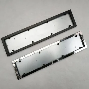 

1pcs Car License Plate Frame metal frame Car License Plate Frame Number plate Holder Fit EU Vehicles Standard Car Styling