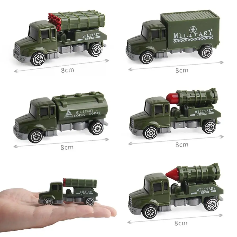 1: 64 5 шт. литые военные транспортные средства набор сплава металла армии модели