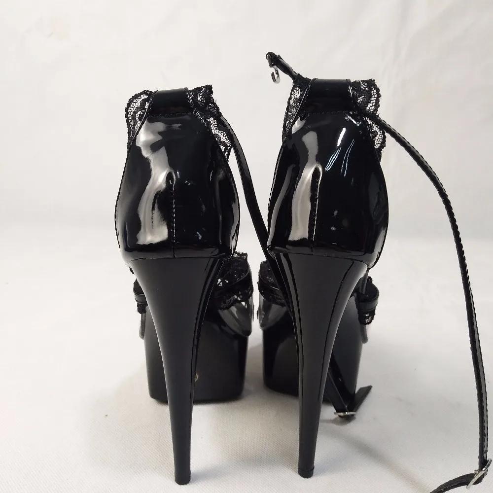 Hot Selling Women Nightclub Sexy Sandals 15cm High Heel Shoes Comfortable Waterproof Dance Shoes