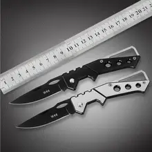 W46 мини Портативный фрукты Ножи складной кемпинг тактический карманный Открытый Инструменты Охота EDC нержавеющей брелок Выживание