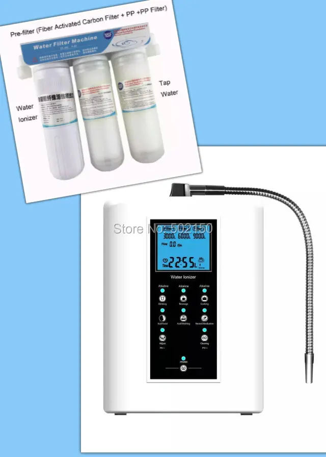110V antioxidant water purifier,water ionizer japan model OH 806 3Win