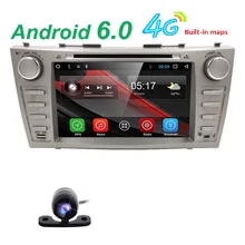 1024*600 android 6.0 car gps navigation car dvd for Toyota camry 2008 2009 2010 2011 with 4g WiFi radio bluetooth 2 din SWC DVR
