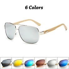 Новые мужские и женские бамбуковые солнцезащитные очки ручной работы, легкие очки, солнцезащитные очки UV400, ретро летние модные очки 1511