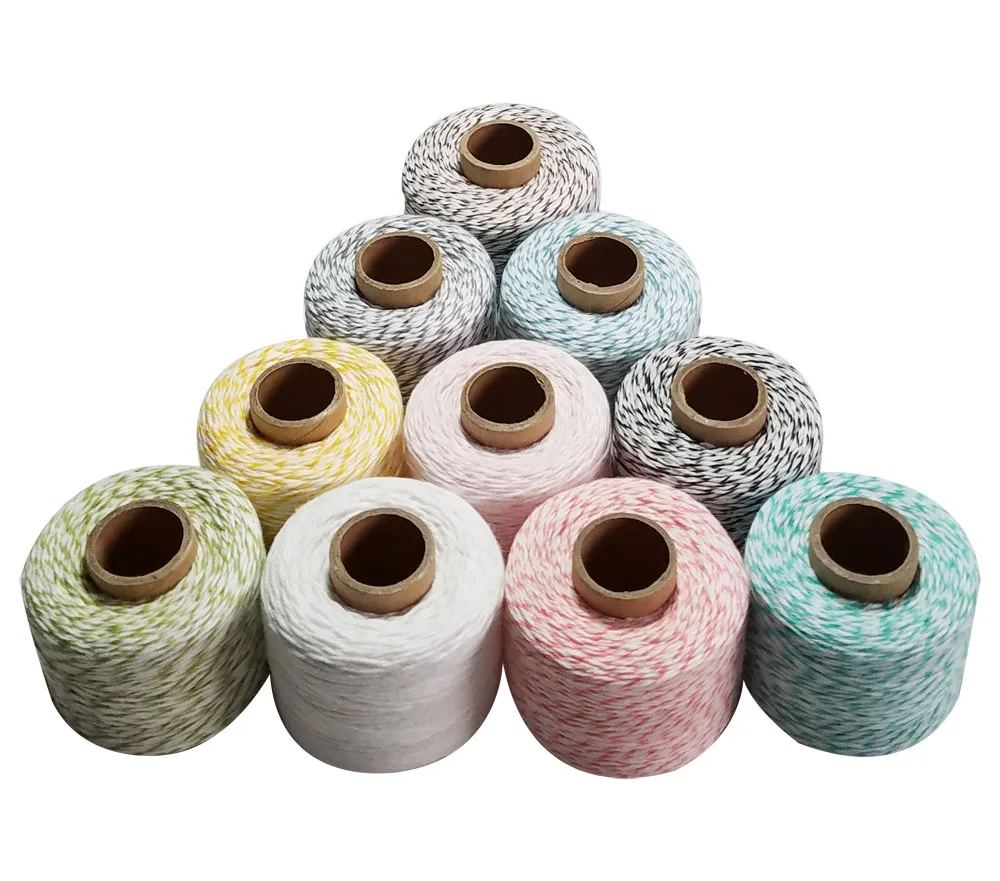 Wholesal 100 Cotton rope 150m/roll twine thin cords string thread