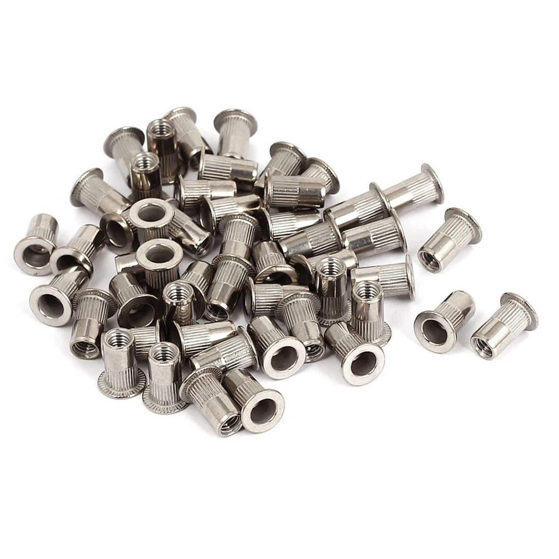 

M5x13mm Stainless Steel Flat Head Blind Rivet Nut Insert Nutsert 50pcs