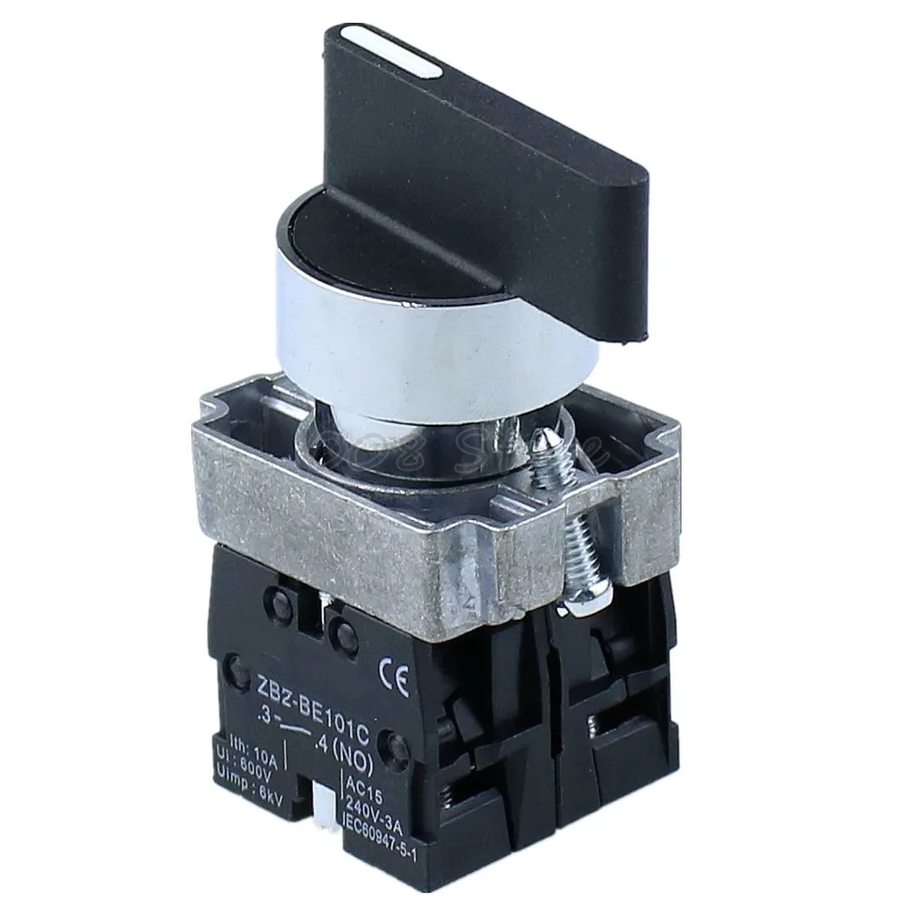 22mm XB2 BJ33 3 position 2NO Maintained Extended Lever electrical