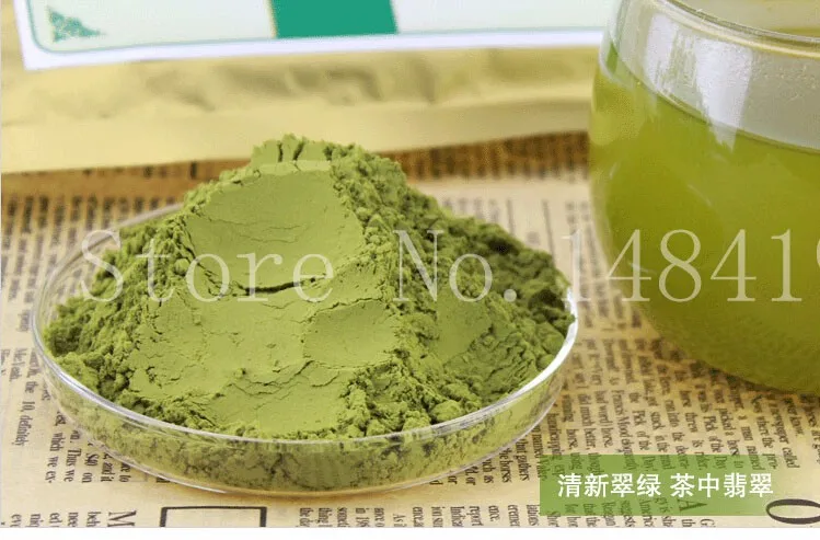 Промо-акция! 100 г порошок зеленого чая Матча натуральный органический чай для похудения