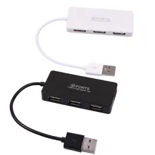 Kebidu Новое поступление мини супер тонкий USB 2,0 концентратор с 4 Порты Скорость компактный USB2.0 Hub адаптер для Mac, ПК, ноутбука