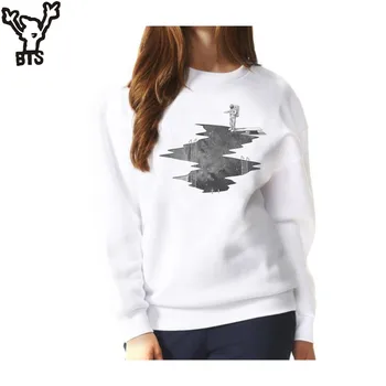 

KPOP Space Sweatshirt Women Pink Funny Printed Cotton Women Hoodies Sweatshirts Brand Astronaut Design Fashion Sweatshirt Hoodie