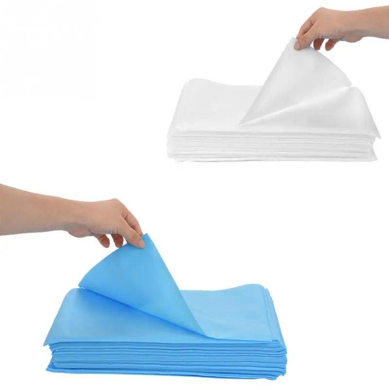 10PCs Spa Microblading Disposable Bed Sheets Beauty Salon Massage