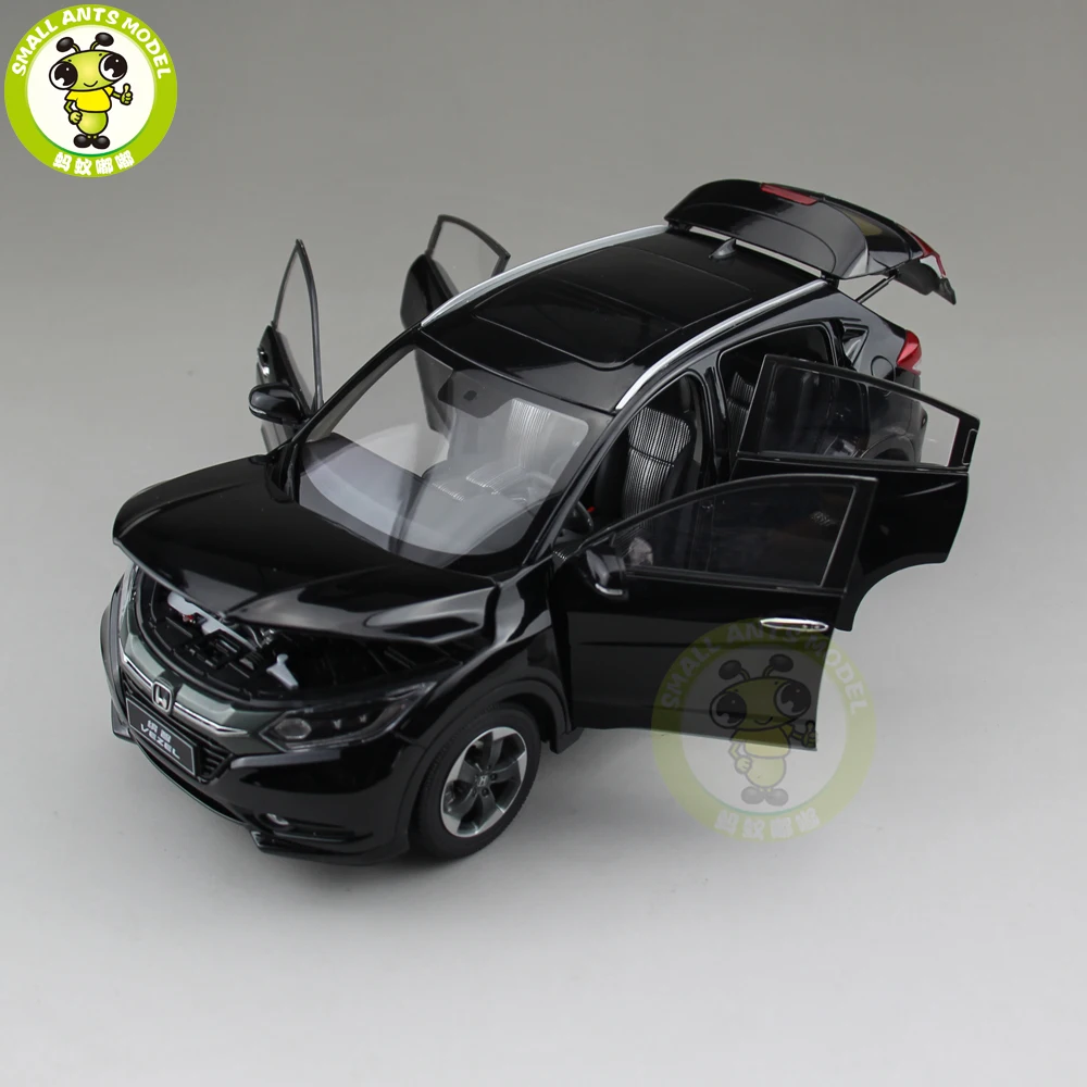 1/18 VEZEL SUV литая модель металлическая модель автомобиля SUV Игрушки для девочек и мальчиков Коллекция подарков хобби черный