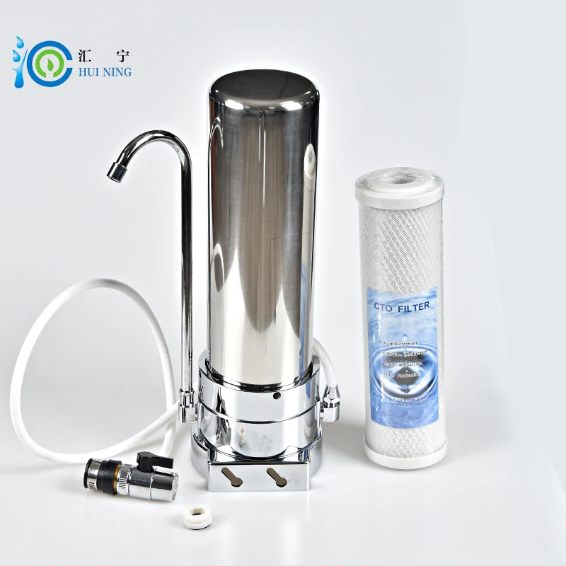 1 stage Stainless Steel Water Purifier CTO Block Carbon