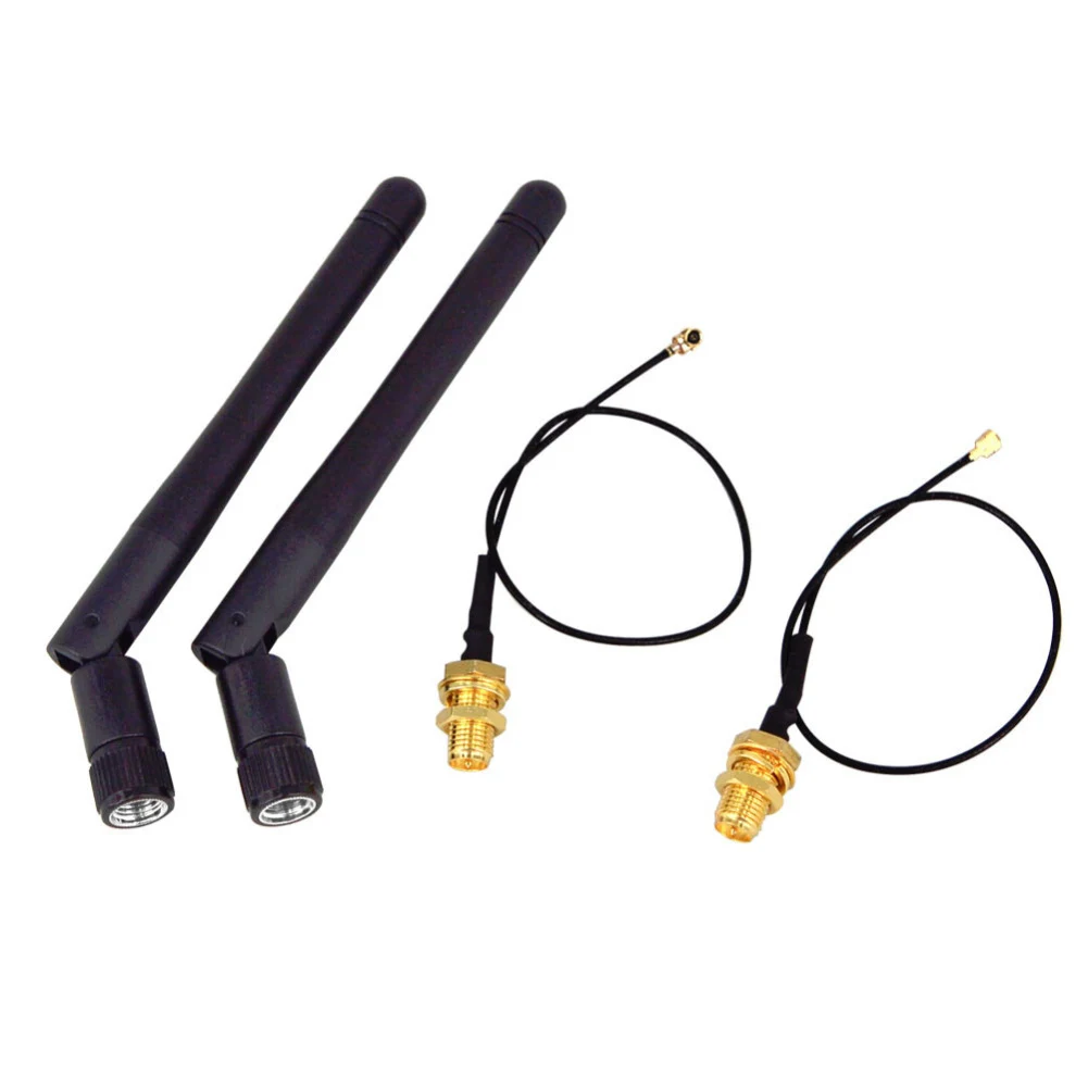Home Router Office RP-SMA To Ipx Mobile Accessories Network 2.4GHz 5dBi Cable Mini 4G/3G Antenna Folding Aerial