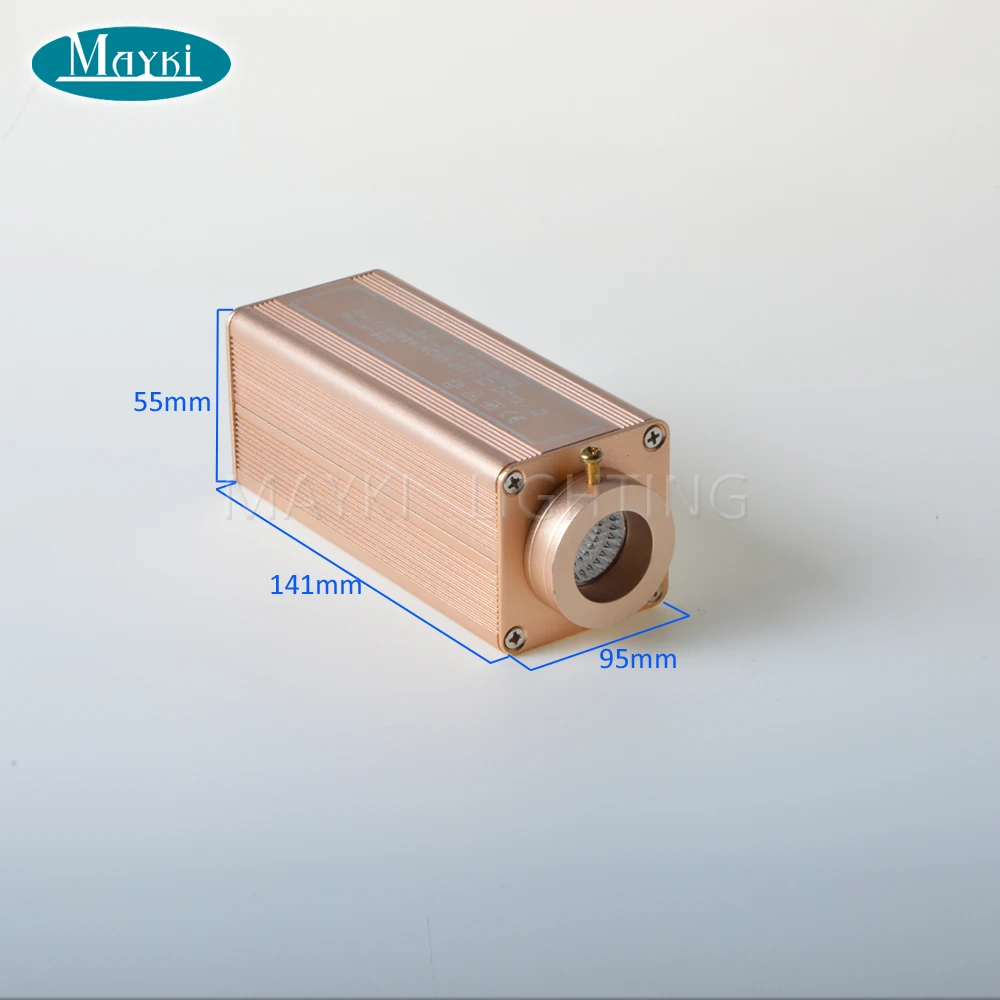 Dimmable 9W led fiber optic illuminator for ceiling sky star with 7 kinds color changing for any fibre optic