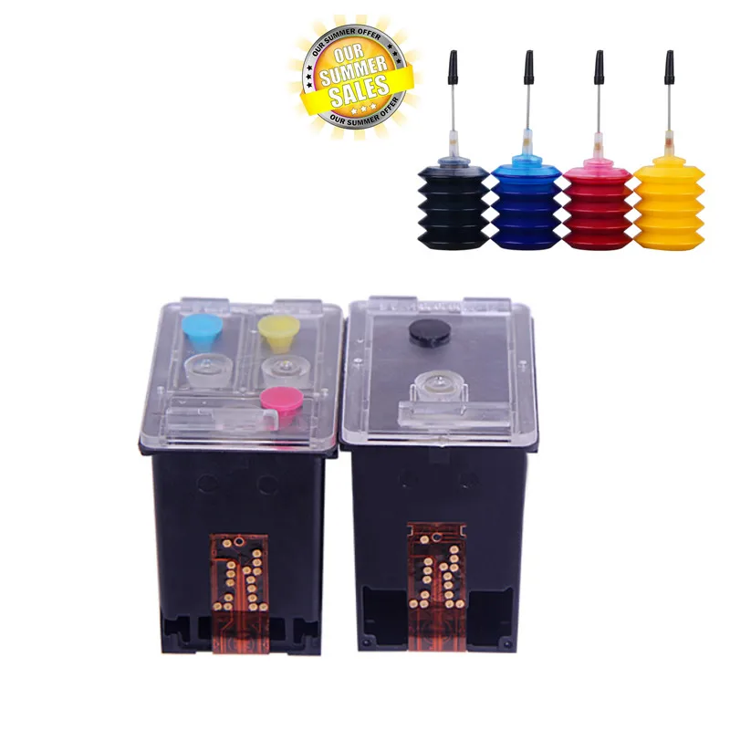 

Europe preferred High Quality Refill ink Kit compatible for HP Deskjet 3720 3721 3723 3724 3730 3732 3752 3755 3758 printer