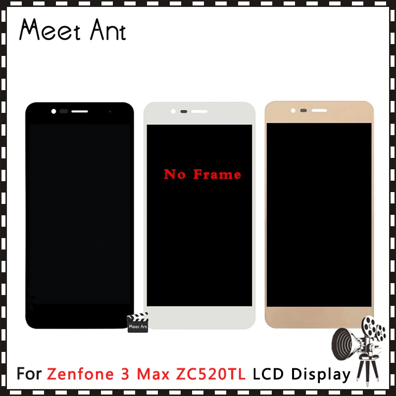 Высококачественный ЖК-дисплей 5 2 дюйма для Asus Zenfone 3 Max ZC520TL X008D с сенсорным экраном