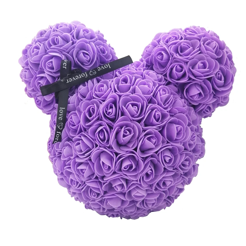 

Creative Diy Gifts Mickey Bubble Rose Flower, Mickey Diy Foam Artificial Flower As New Year Gifts