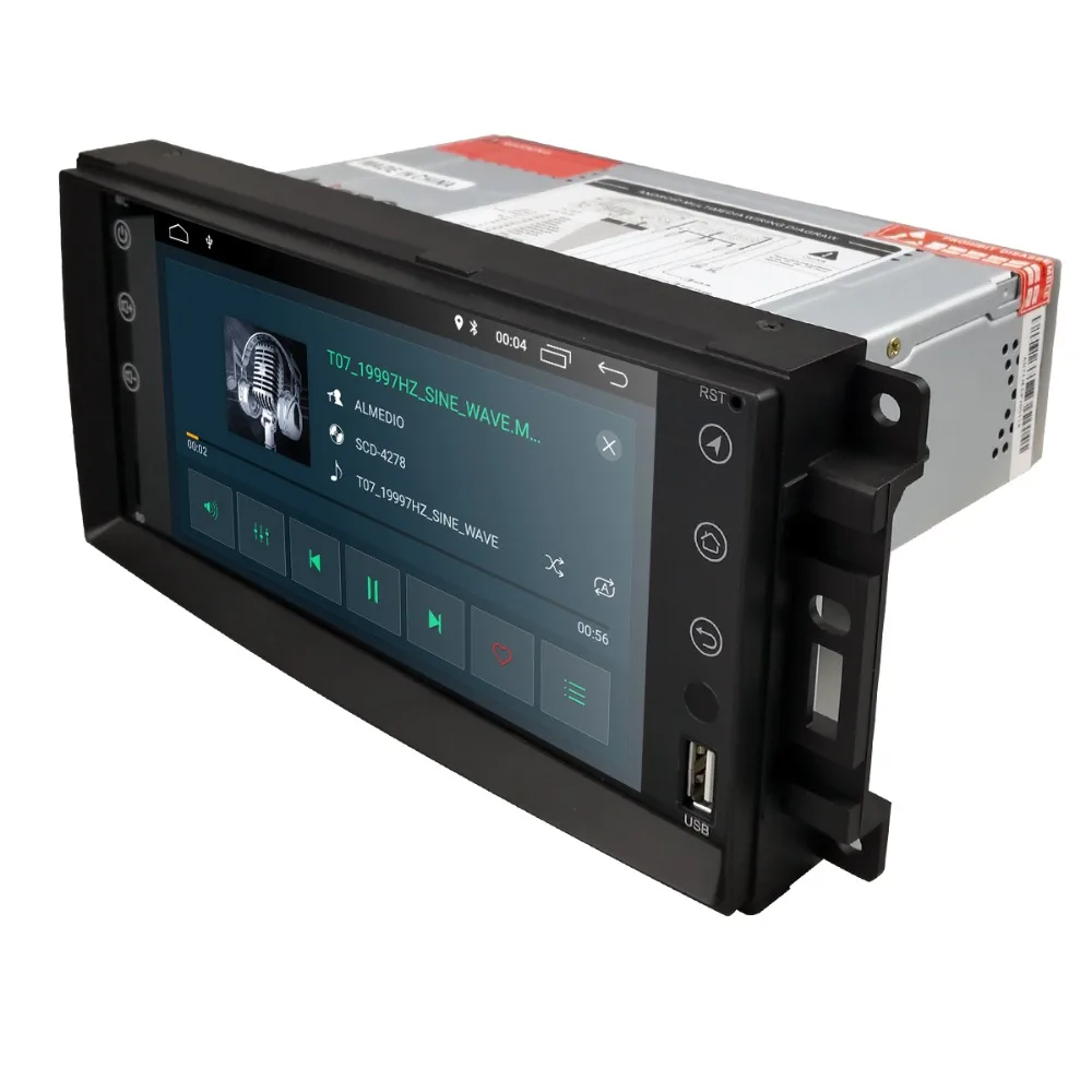 Flash Deal New 7Inch Android 8.1 Car Stereo For Jeep Grand Cherokee Chevrolet Commander Dodge Chrysler 300C Player DVR TPMS DAB Free camera 3