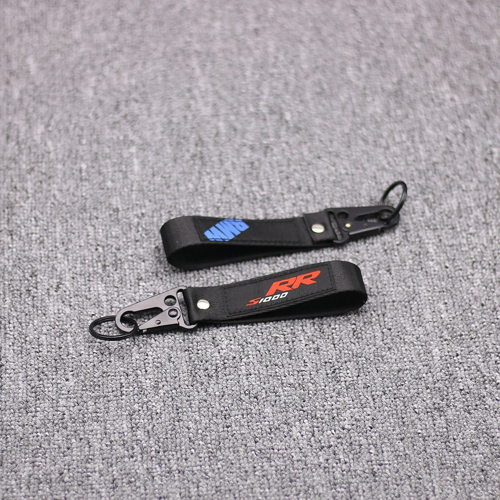 

NEW Motorcycle Embroidery Strap Key Ring Keyring For BMW S1000RR S1000 RR HP4 Moto GP Key Chain Keychain Motocross Accessory