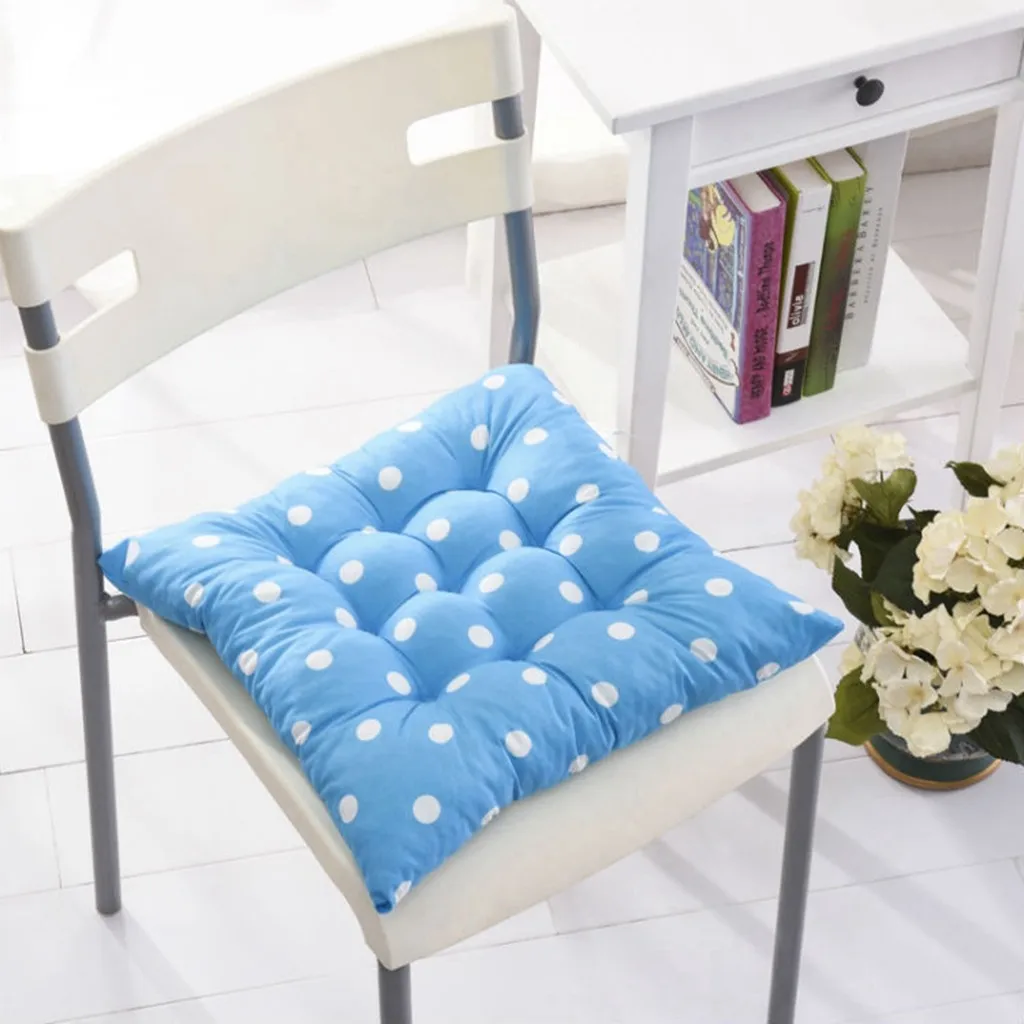 Прочная Подушка стула в горошек садовый обеденный стол кресло для офиса и дома мягкая подушка 8 цветов Декоративные наволочки для стула#30
