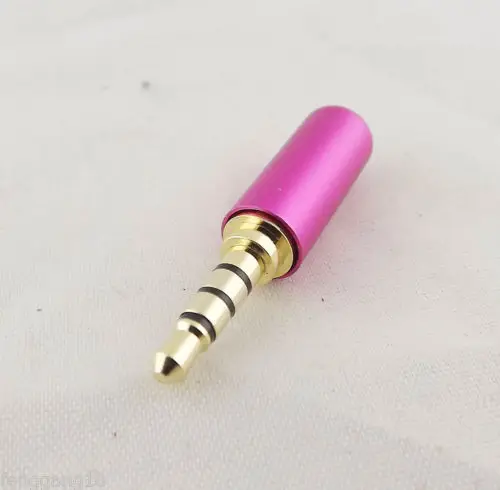 10 шт. 4 полюса 3 5 мм 1/8 дюйма|audio plug|audio headphonesaudio plug 3.5mm |