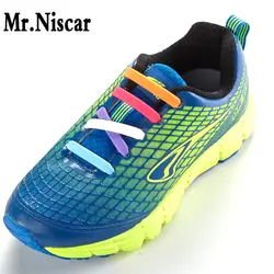 Mr. niscar/1 компл./16 шт. взрослых Спортивная Бег без галстука Шнурки эластичные силиконовые шнурки для Для мужчин Для женщин все спортивная