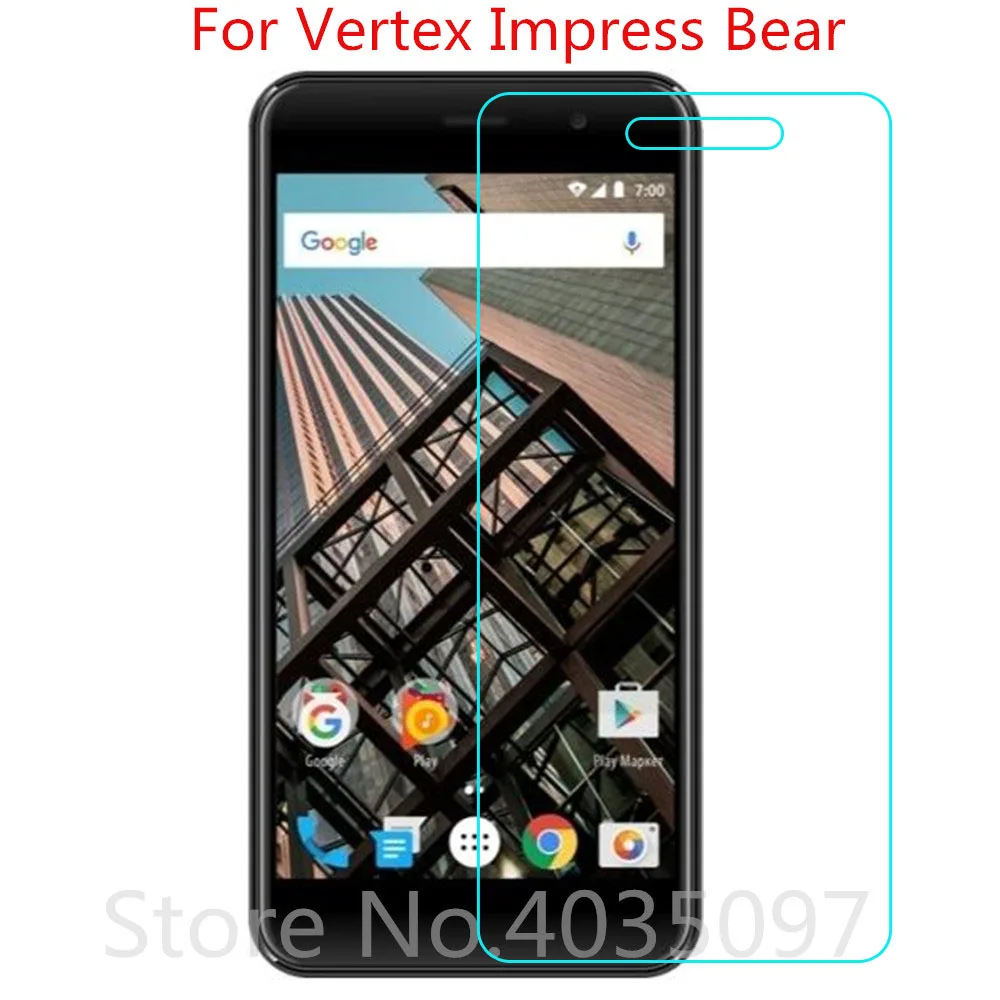 

2.5D 9H Tempered Glass For Vertex Impress Bear Glass on Phone Film Protective Screen Protector For Vertex Impress Bear Glass