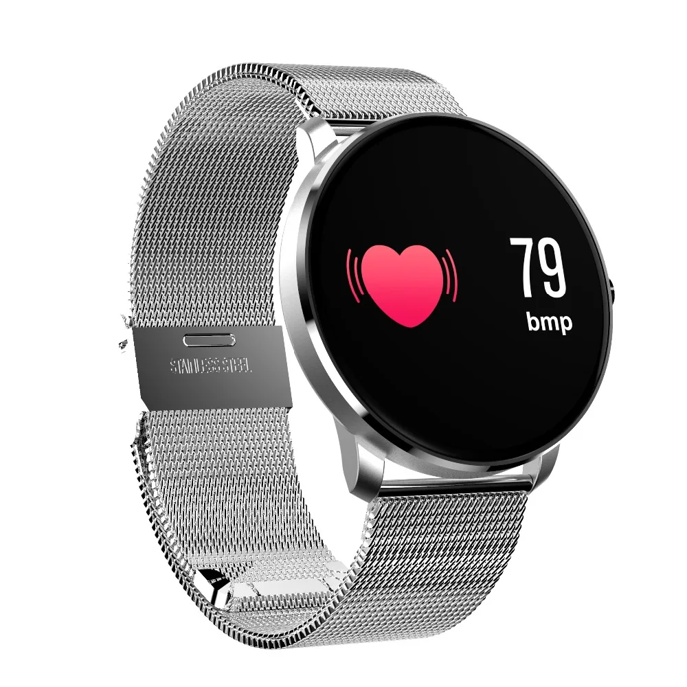 Smartch CF007s Smart Bracelet Colorful Screen Heart Rate Monitor Blood Pressure Monitor SMS Notification Sport Tracker