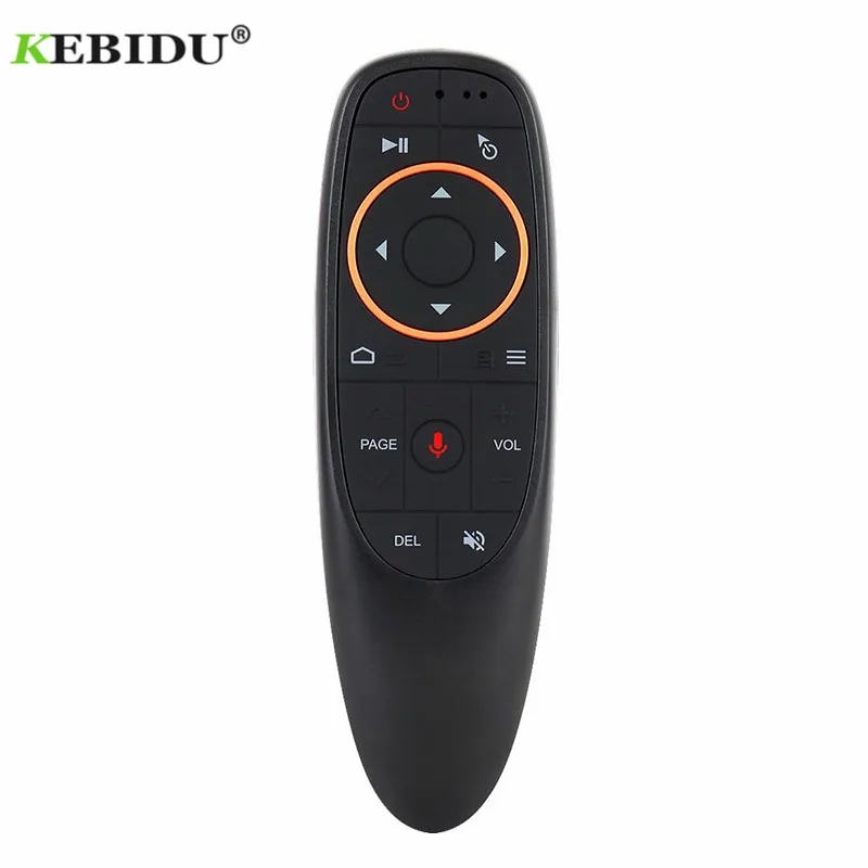 

KEBIDU G10 Voice IR Remote Control 2.4Ghz Wireless Air Mouse Mini Kyeboard+Mic Gyroscope for Android TV Box Remote Control