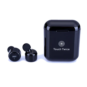 

True Wireless Bluetooth 4.2 TWS X3T Mini Stereo Earbuds In ear Earphone 700mAh Charge Box for Android IOS for Xiaomi Phone