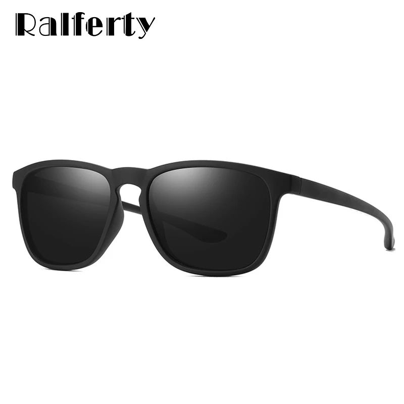 

Ralferty Square Sunglasses Men Women Polarized BRAND DESIGN Classic Sun Glasses Male Goggle Black Frame UV400 Gafas De Sol D0916