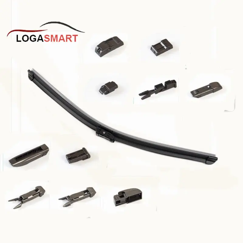 1Pc Car Windshield Wiper Blade Multisize with Silicone Rubber Connector Adapter Windscreen Wiper Arm Auto Replacement Part