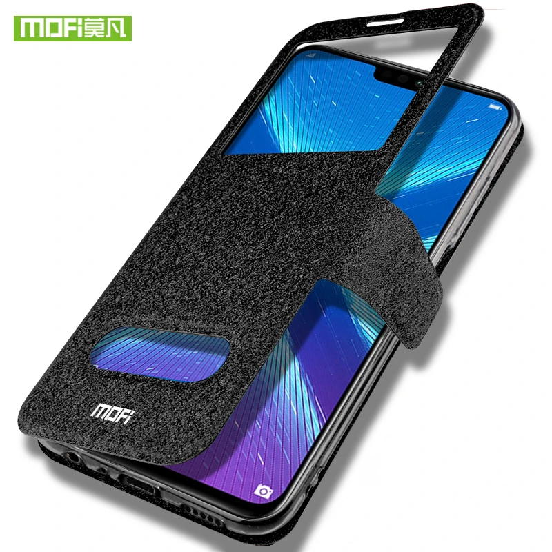 Mofi для huawei honor 8X Max силиконовый флип кейс Роскошный чехол из искусственной кожи 8x