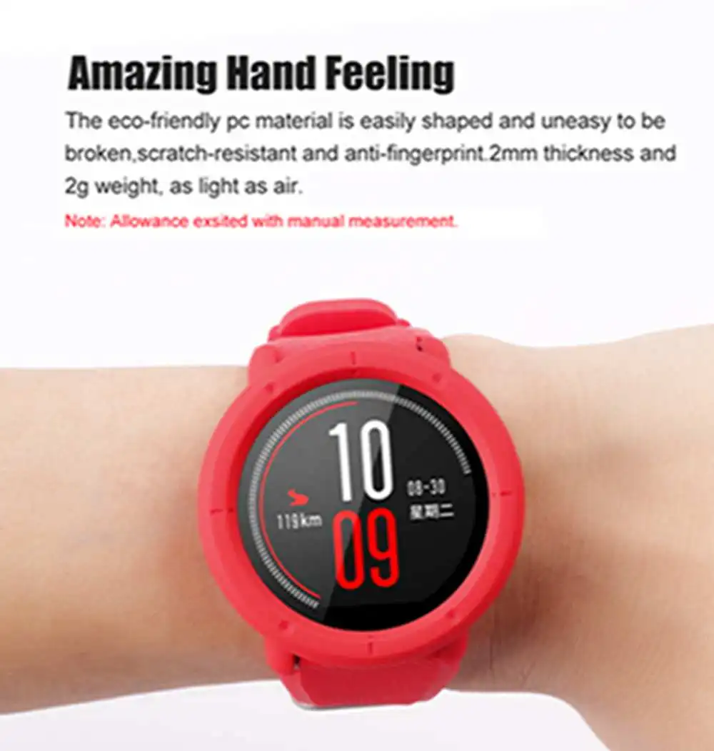 Чехлы для часов для Xiaomi Huami Amazfit Pace Smartwatch чехол PC защитный чехол бампер Pace 2 умные спортивные часы аксессуары