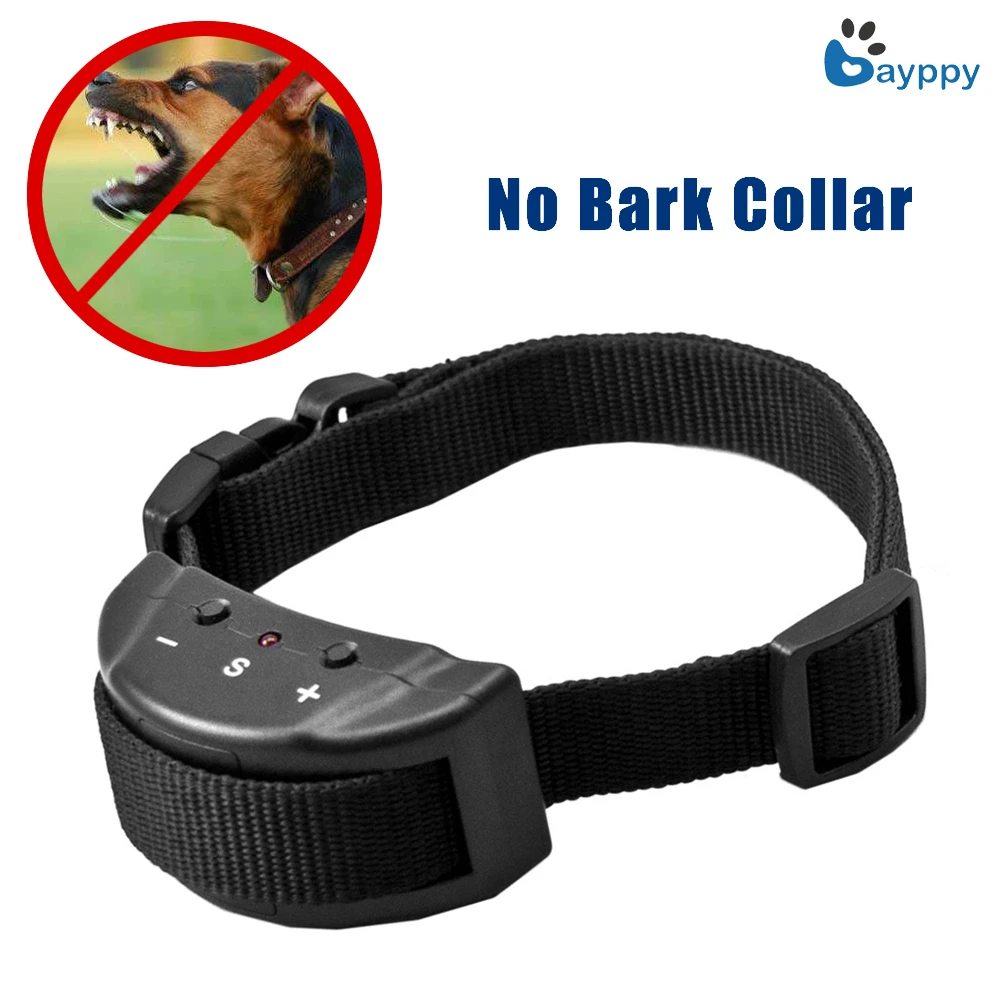 Collar de descarga para entrenamiento mascotas, dispositivo antiladridos resistente, con vibración automática, para perros|pet training collar|training collarno bark - AliExpress