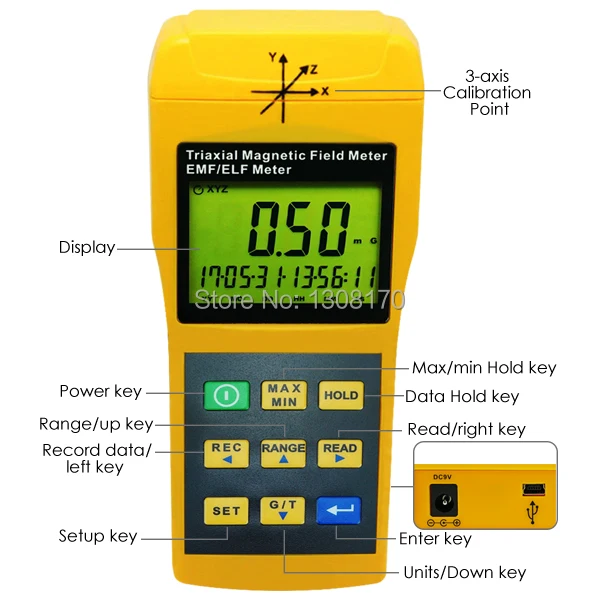 4-Innovative-life-EMF-meter-TM-192D-Parts
