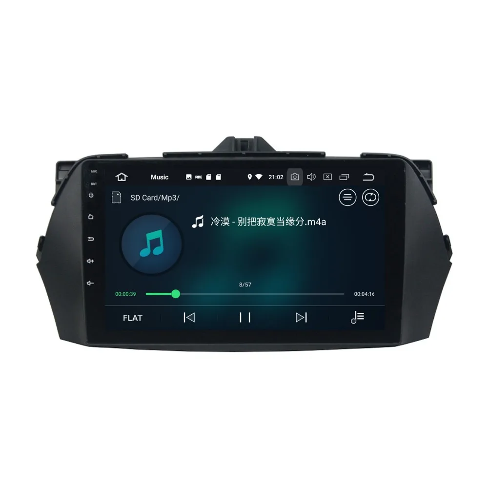 Discount 1024*600 4GB+32GB  Octa Core 1 din 9" Android 8.0 Car Stereo Audio Radio for Suzuki CIAZ 2013-2017 GPS Bluetooth WIFI USB DVR 1