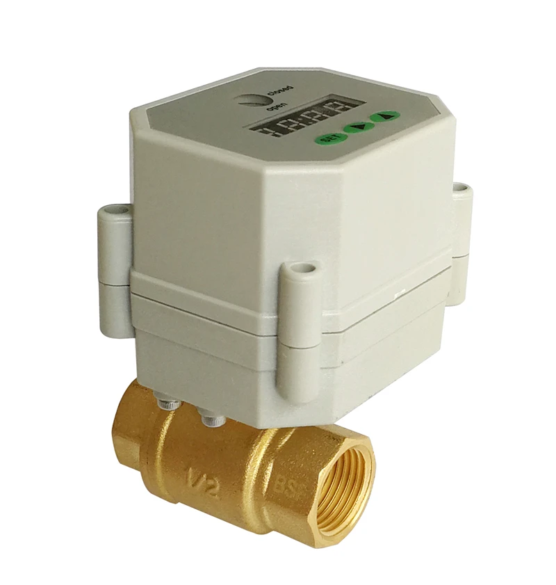 1/2'' brass Timer control electric motor valve,110V 230VAC Timer